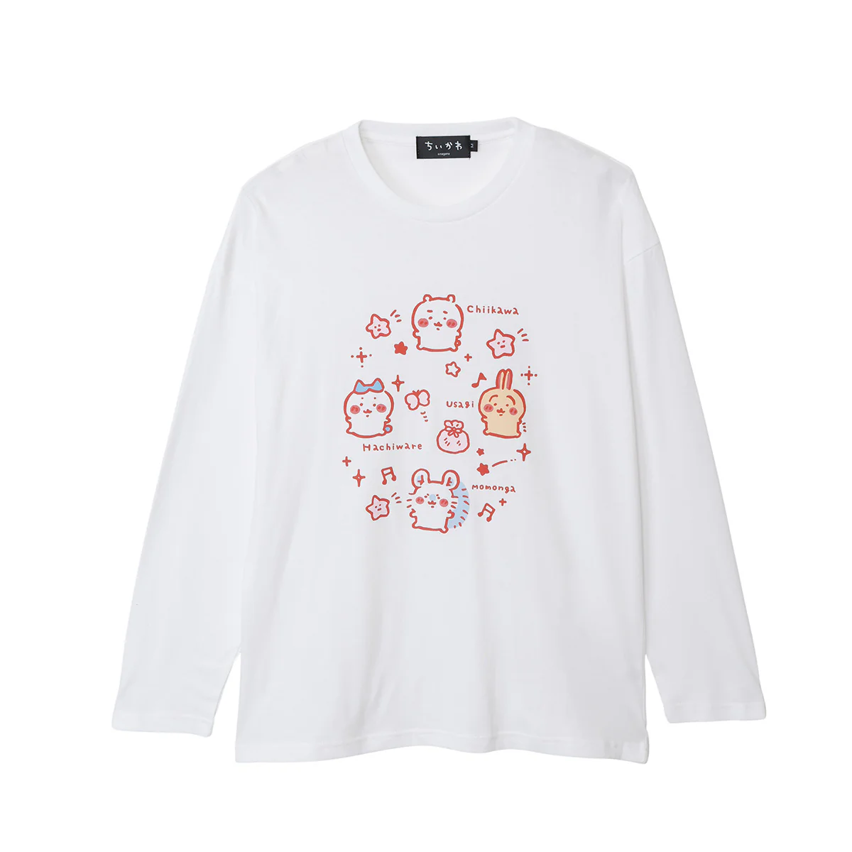 ちいかわ 長袖Tシャツ 小さいの ホワイト - Image 4