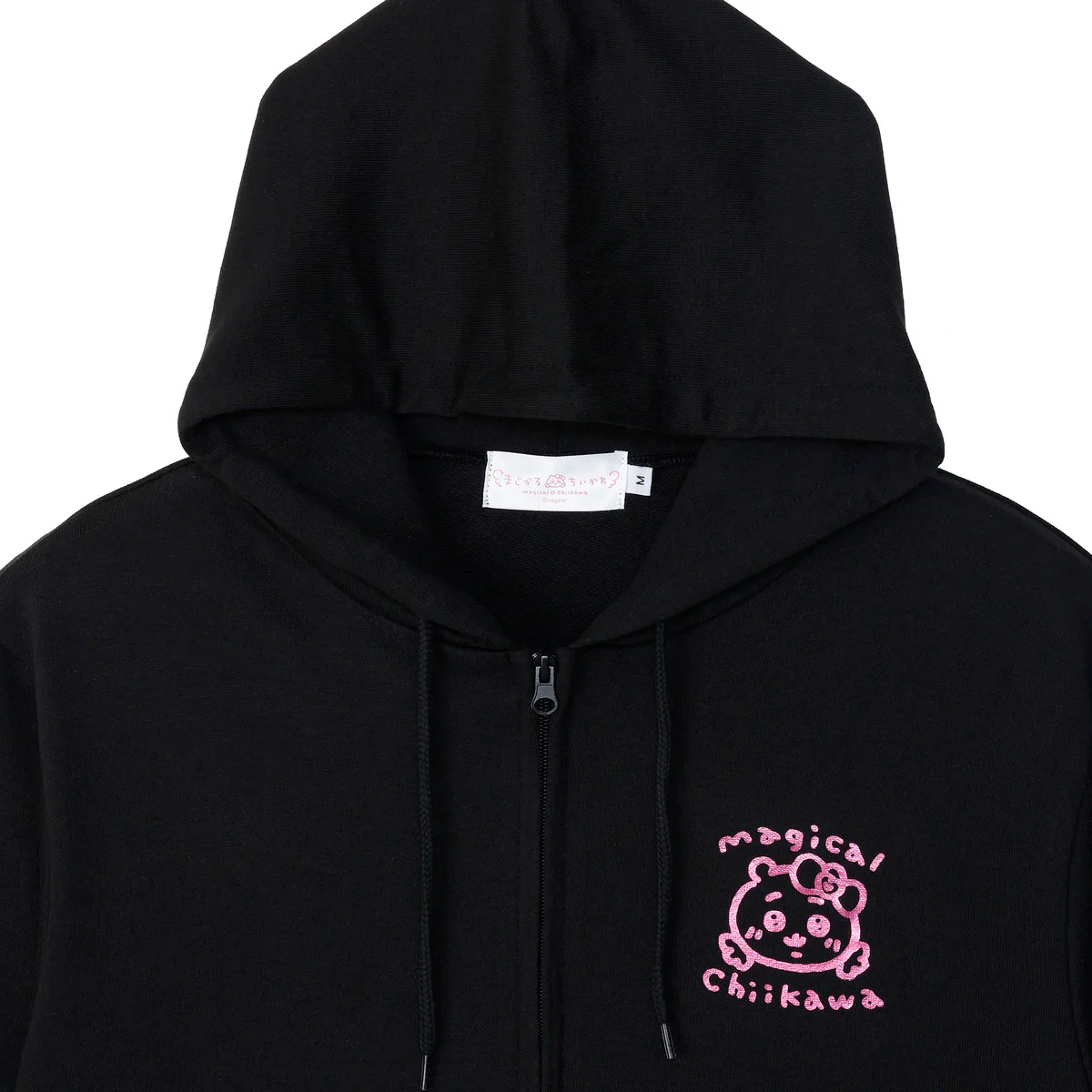 ちいかわ まじかるちいかわ ZIPパーカー キラキラ ブラック - Image 2