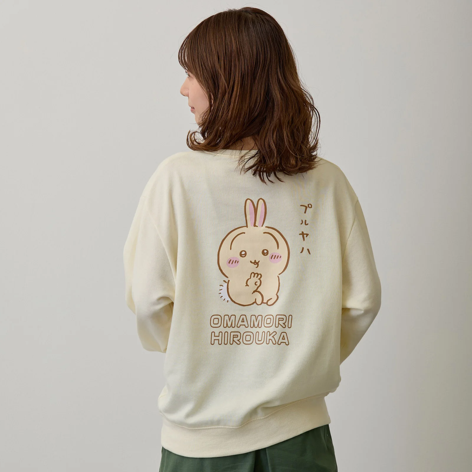 ちいかわ スウェット お守り拾うか クリーム - Image 9