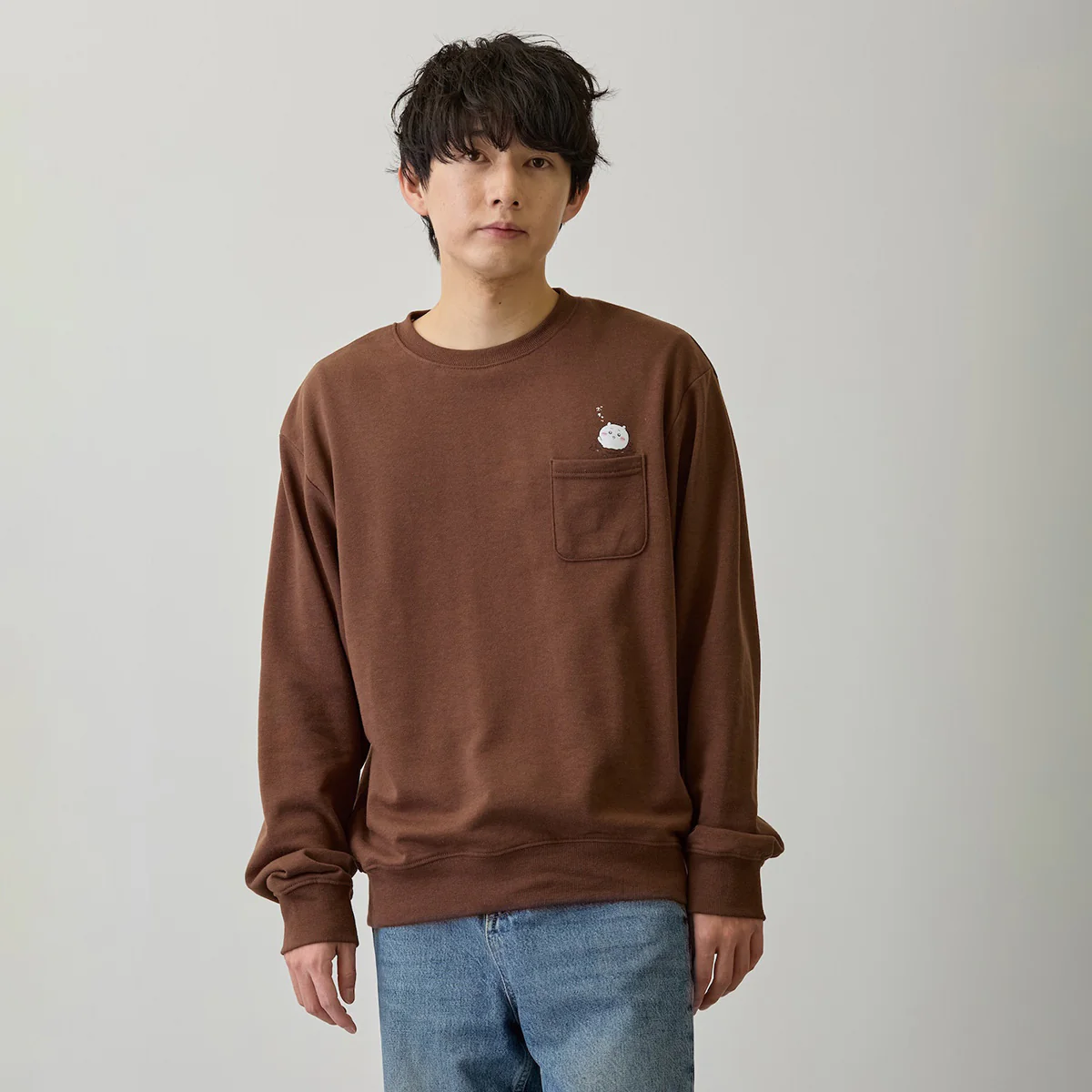 ちいかわ スウェット 自分フォンデュ ブラウン - Image 11