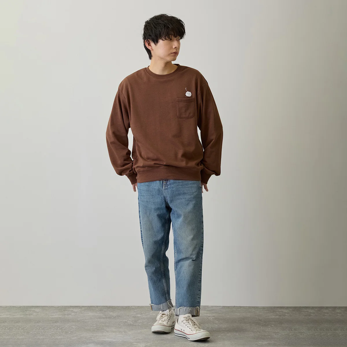 ちいかわ スウェット 自分フォンデュ ブラウン - Image 16