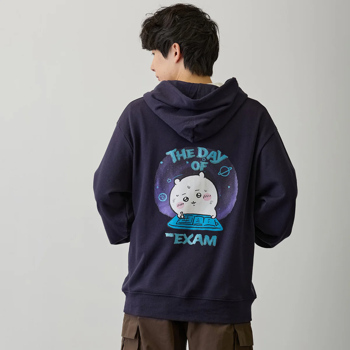 ちいかわ ZIPパーカー 試験だ ネイビー - Image 11