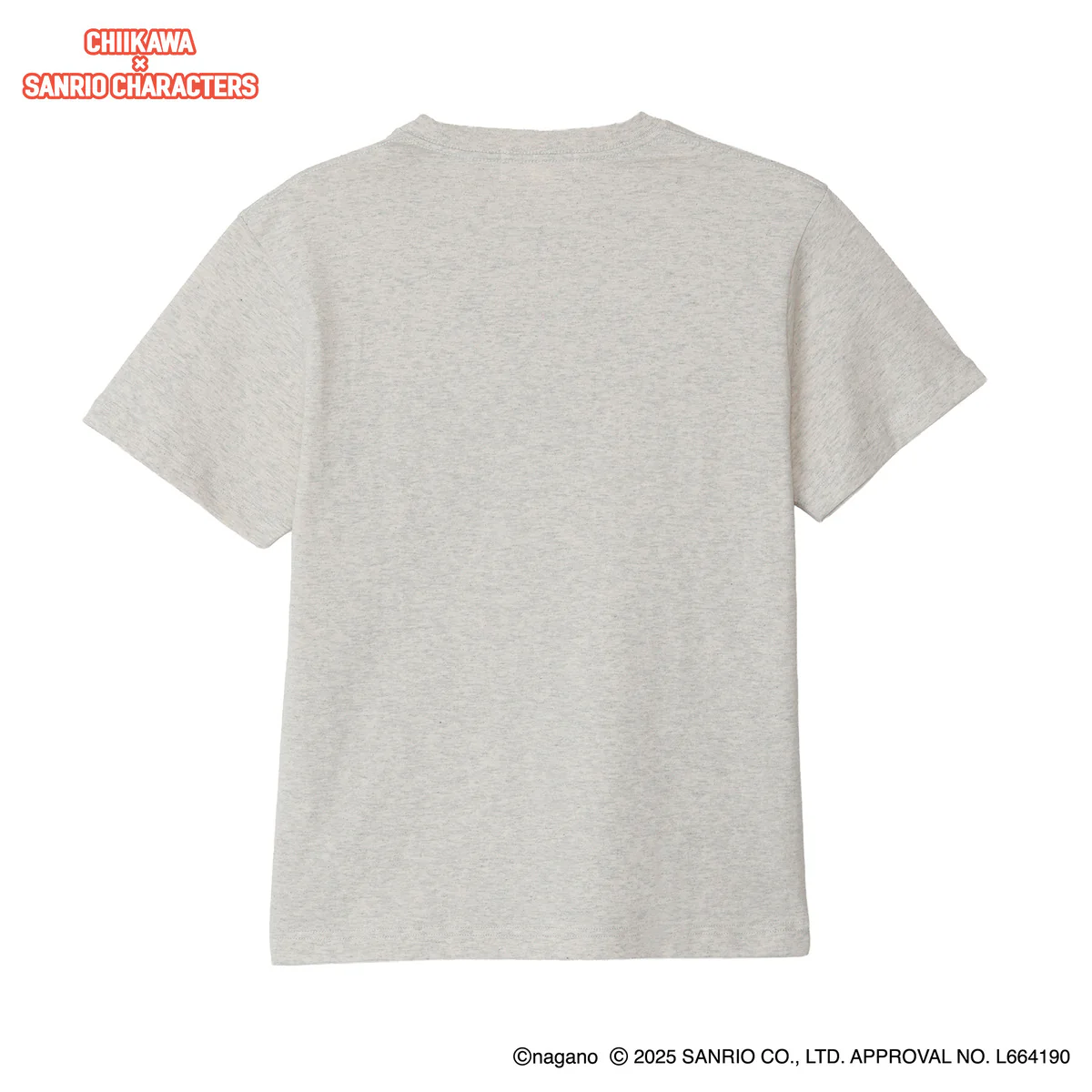 ちいかわ×サンリオキャラクターズ スーパーマーケットなTシャツ ハチワレ・ハローキティ アッシュ - Image 6