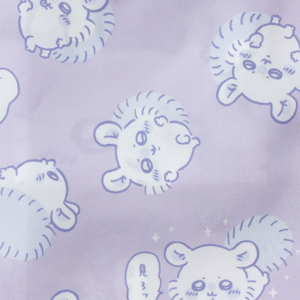 ちいかわ エコバッグ モモンガ総柄 パープル - Image 5