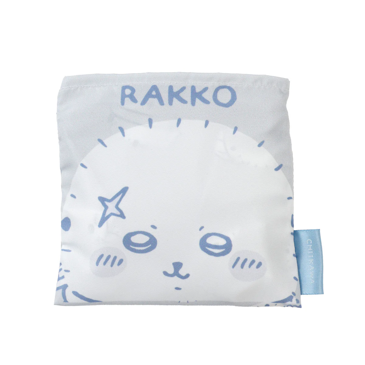 ちいかわ エコバッグ ラッコ総柄 グレー - Image 8