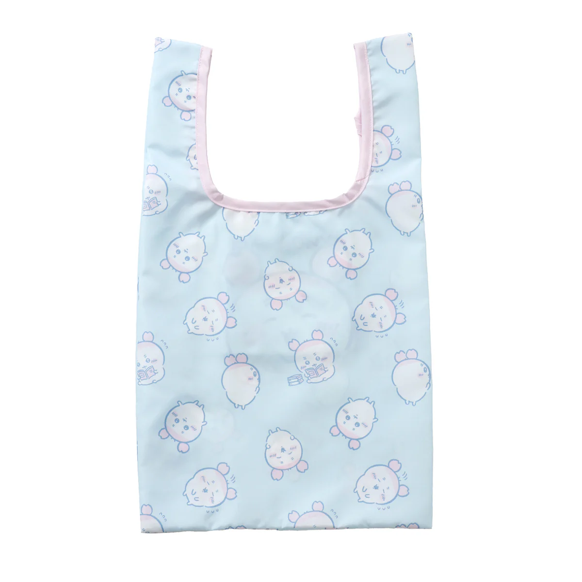ちいかわ エコバッグ 古本屋総柄 ペールブルー - Image 4