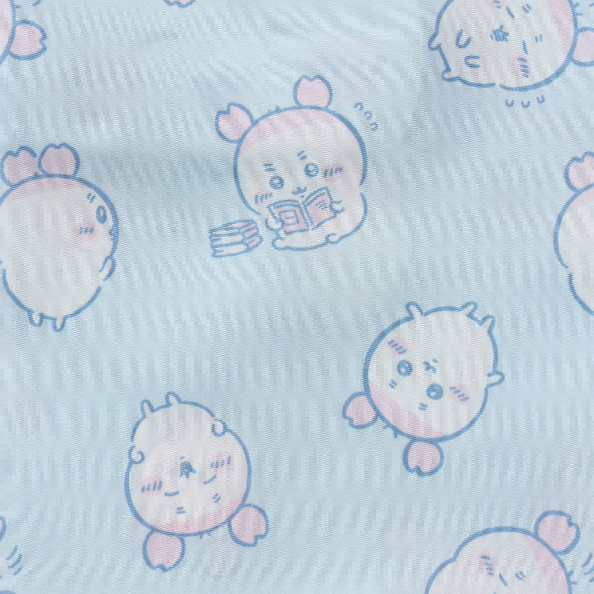 ちいかわ エコバッグ 古本屋総柄 ペールブルー - Image 5