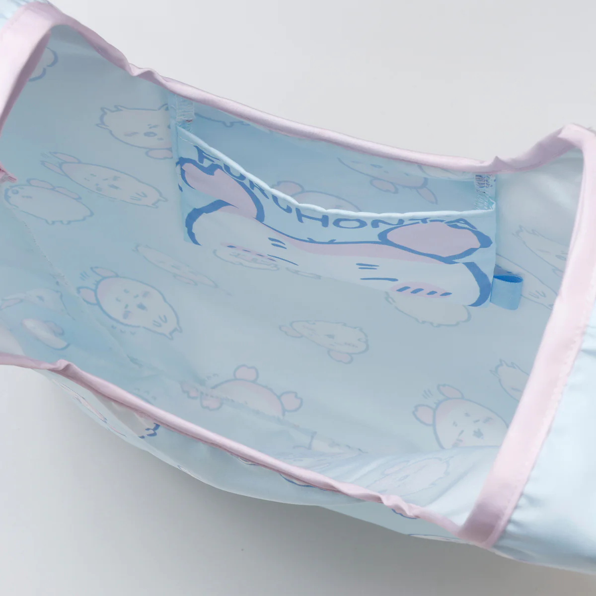 ちいかわ エコバッグ 古本屋総柄 ペールブルー - Image 7