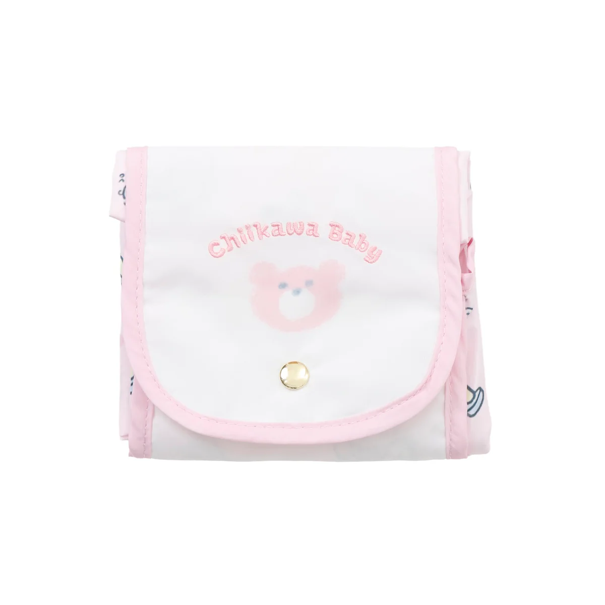 ちいかわ Chiikawa Baby エコバッグ 積み木崩されちゃった ピンク - Image 4