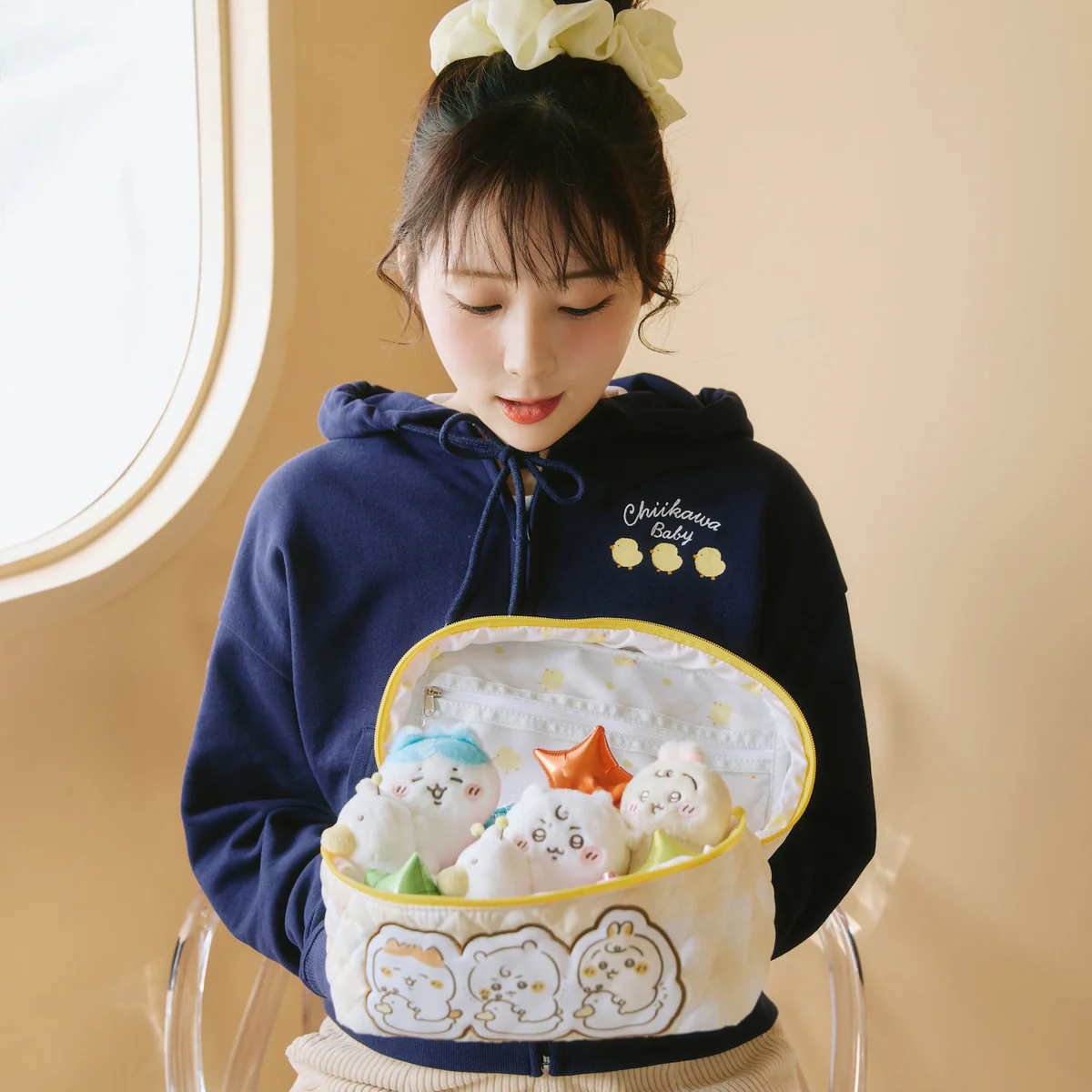ちいかわ Chiikawa Baby マルチポーチ おまる イエロー - Image 2