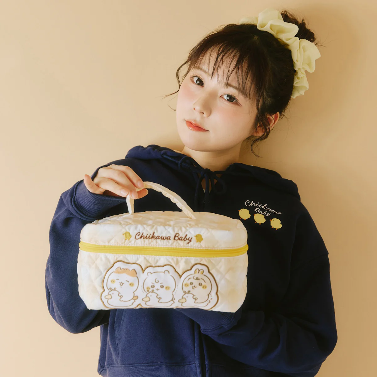ちいかわ Chiikawa Baby マルチポーチ おまる イエロー - Image 3