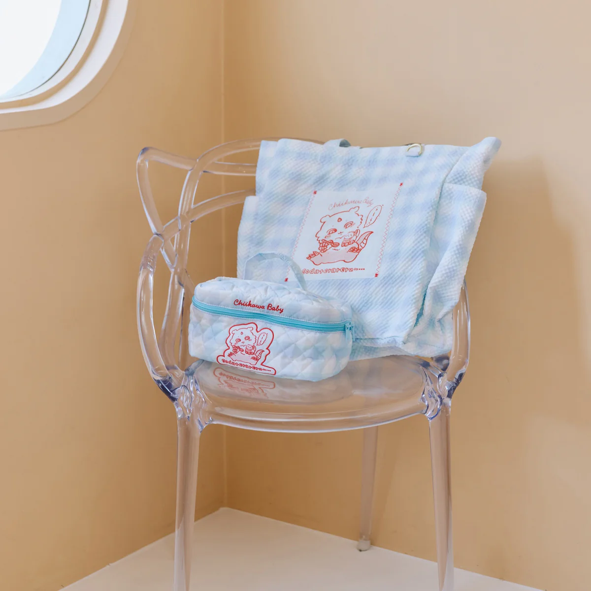 ちいかわ Chiikawa Baby マルチバッグ 育ててくれるんだって ブルー - Image 3
