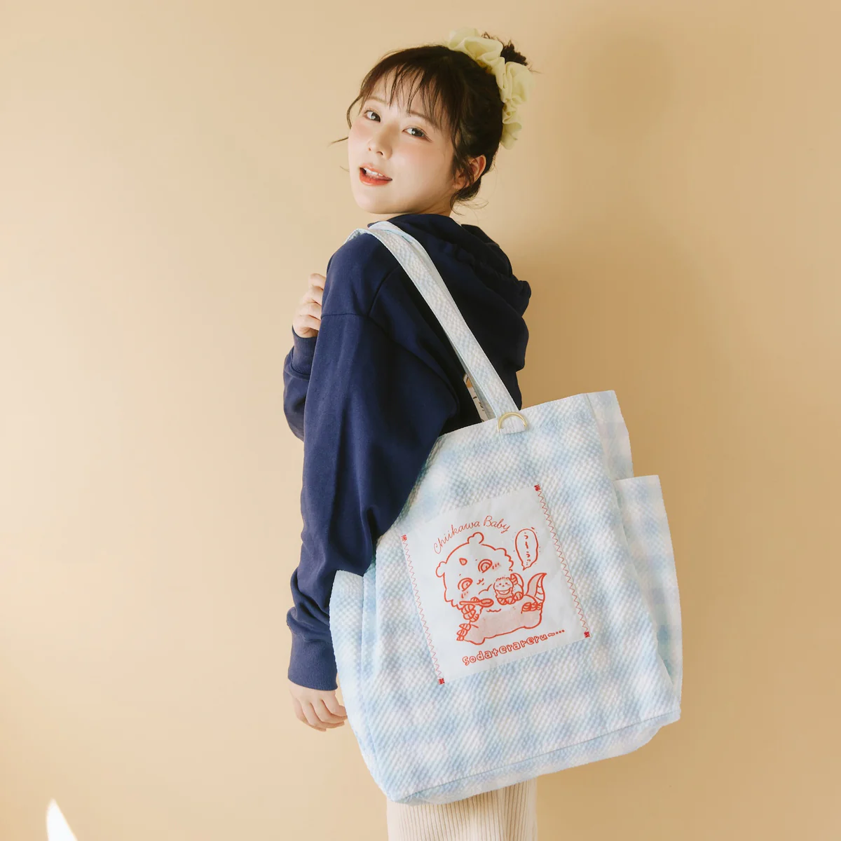 ちいかわ Chiikawa Baby マルチバッグ 育ててくれるんだって ブルー - Image 4