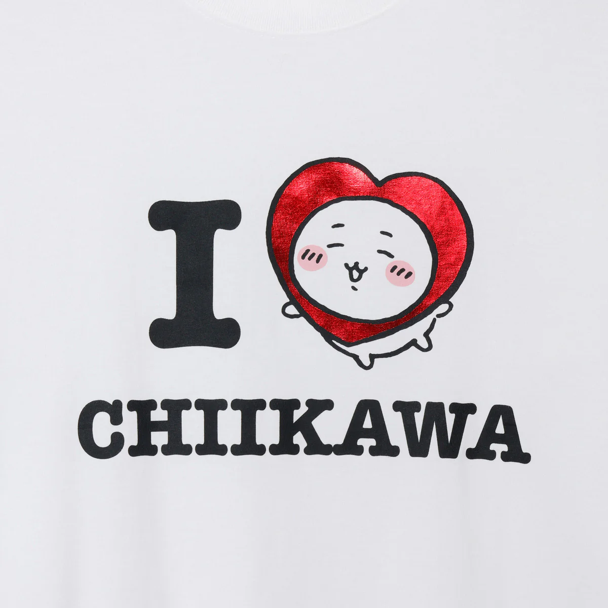 ちいかわ 長袖Tシャツ I LOVE CHIIKAWA ホワイト - Image 10