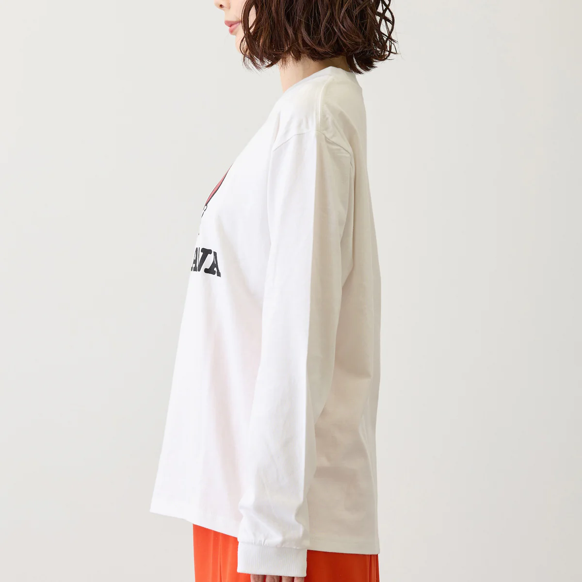 ちいかわ 長袖Tシャツ I LOVE CHIIKAWA ホワイト - Image 5