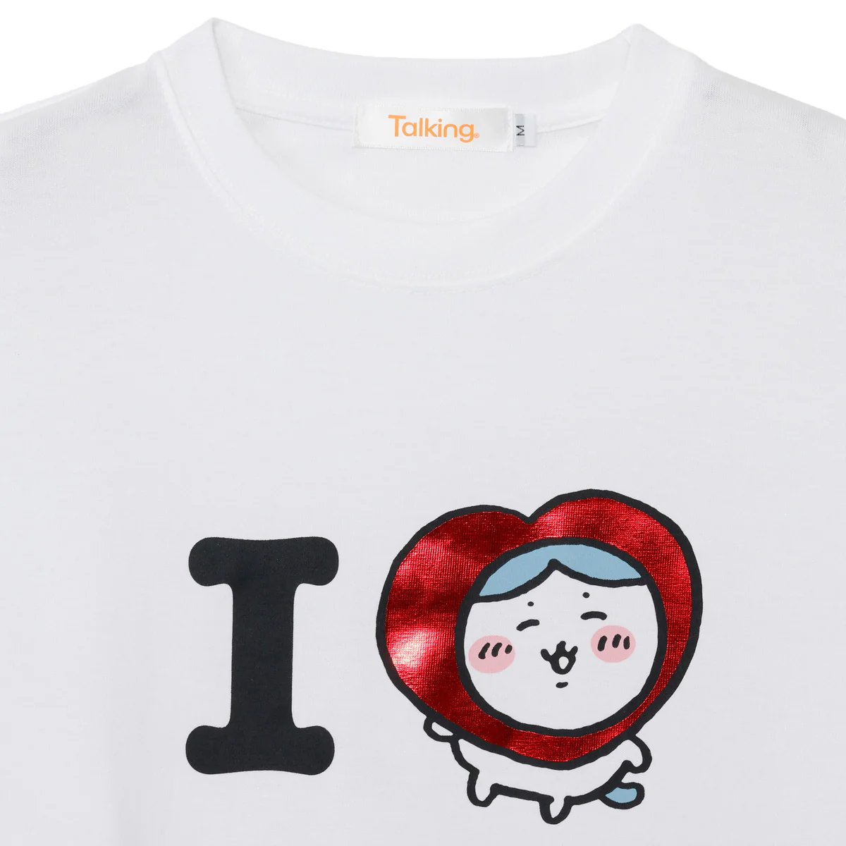ちいかわ 長袖Tシャツ I LOVE HACHIWARE ホワイト - Image 11
