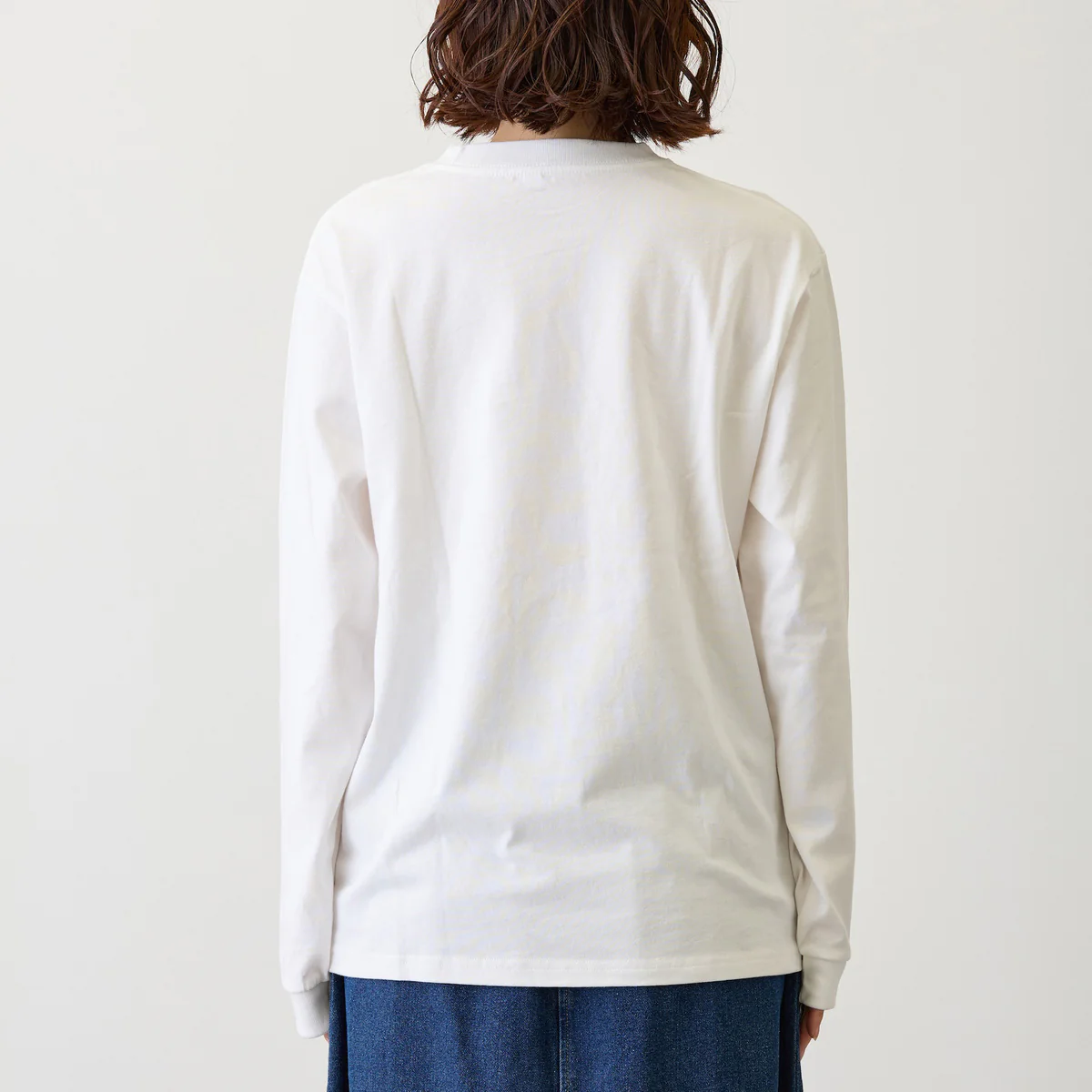 ちいかわ 長袖Tシャツ I LOVE HACHIWARE ホワイト - Image 6