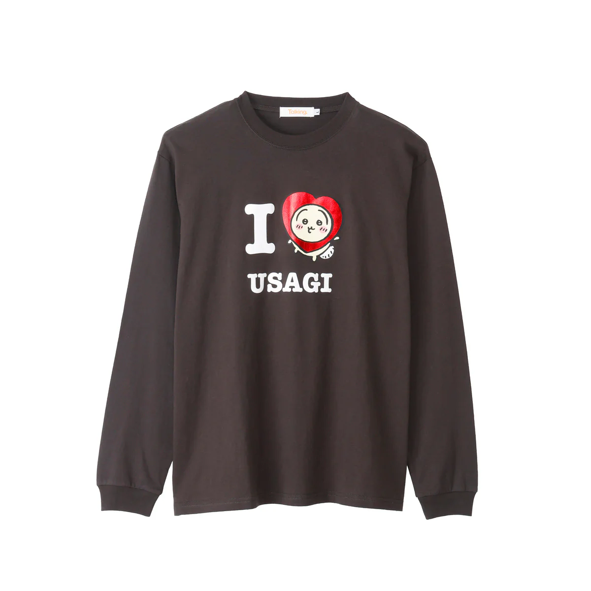 ちいかわ 長袖Tシャツ I LOVE USAGI スミ - Image 10