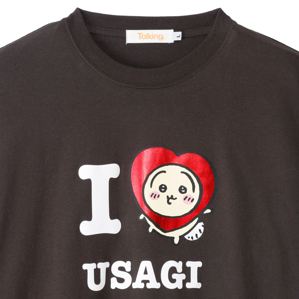 ちいかわ 長袖Tシャツ I LOVE USAGI スミ - Image 11