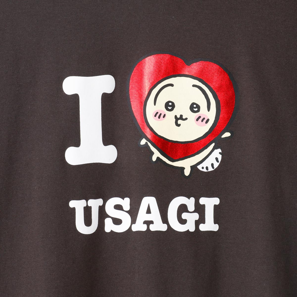 ちいかわ 長袖Tシャツ I LOVE USAGI スミ - Image 12