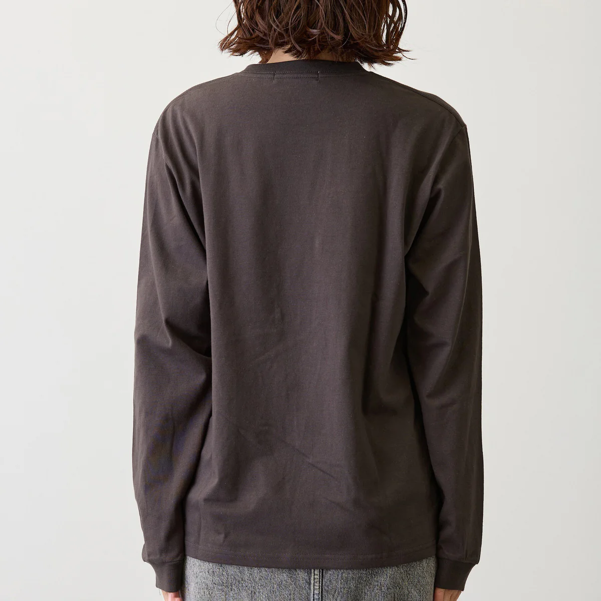 ちいかわ 長袖Tシャツ I LOVE MOMONGA スミ - Image 6