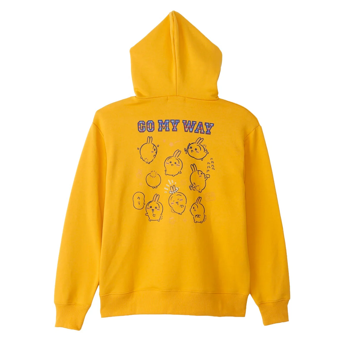 ちいかわ ZIPパーカー GO MY WAY イエロー - Image 16