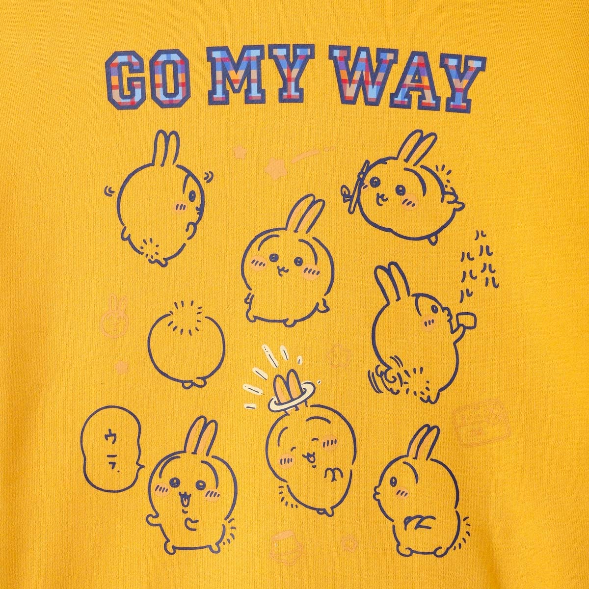 ちいかわ ZIPパーカー GO MY WAY イエロー - Image 17