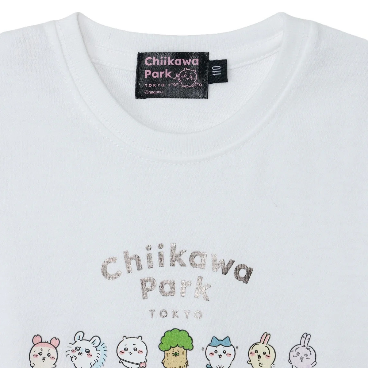 ちいかわ ちいかわパーク キッズTシャツ 集合 ホワイト - Image 5