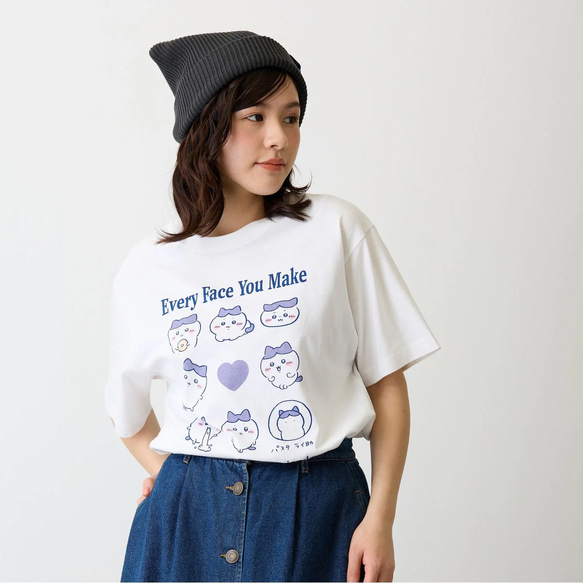 ちいかわ Tシャツ ハチワレシリーズ ホワイト - Image 12