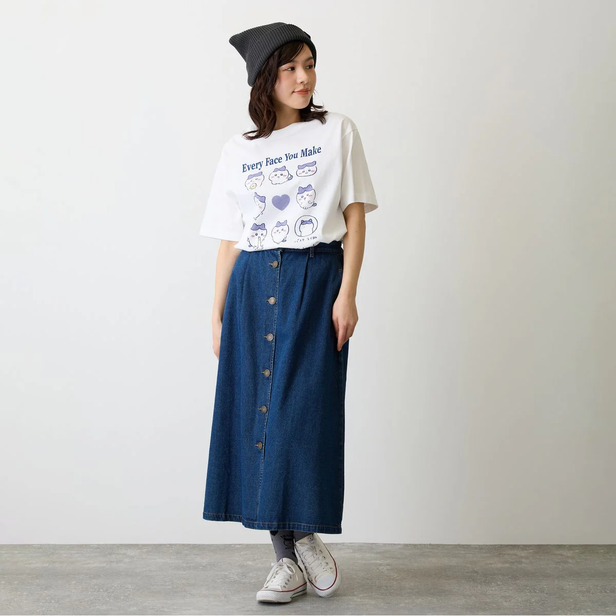 ちいかわ Tシャツ ハチワレシリーズ ホワイト - Image 13
