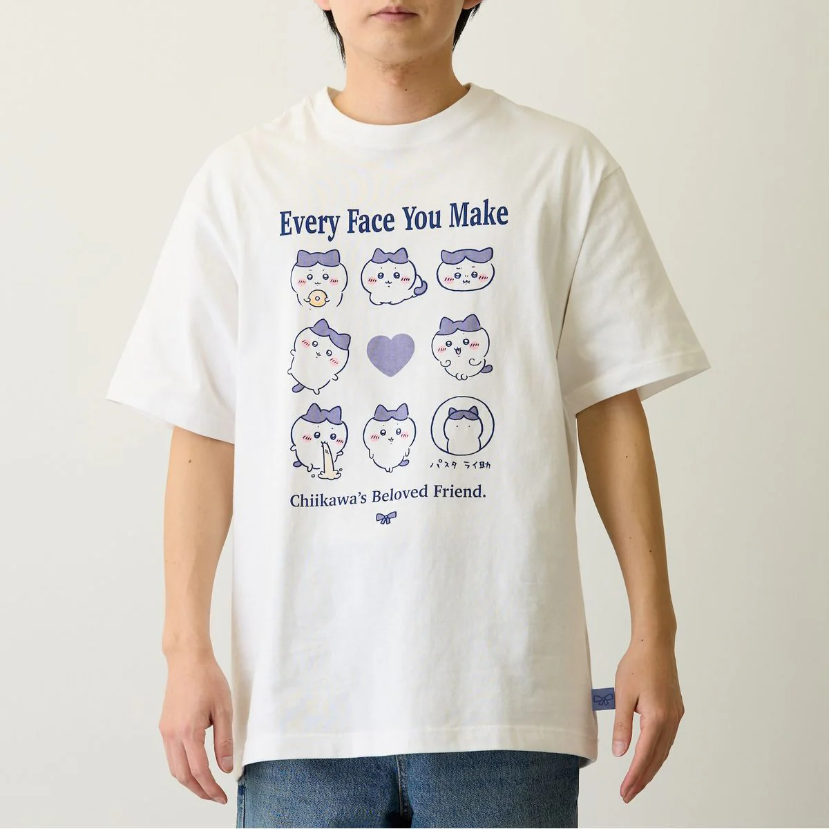 ちいかわ Tシャツ ハチワレシリーズ ホワイト - Image 5