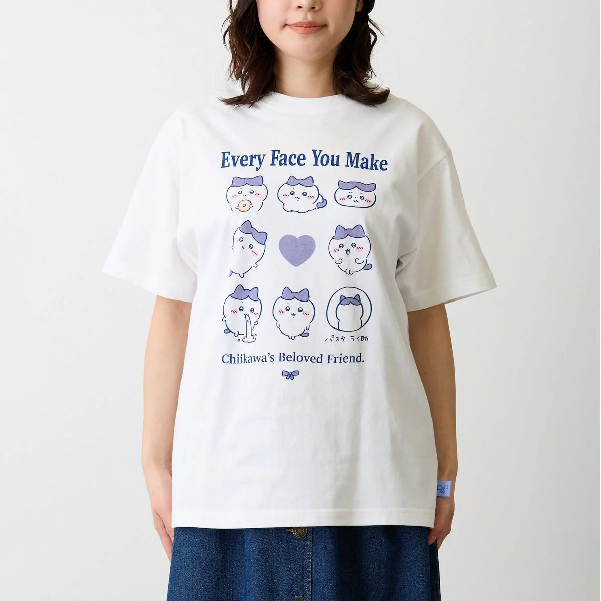 ちいかわ Tシャツ ハチワレシリーズ ホワイト - Image 9