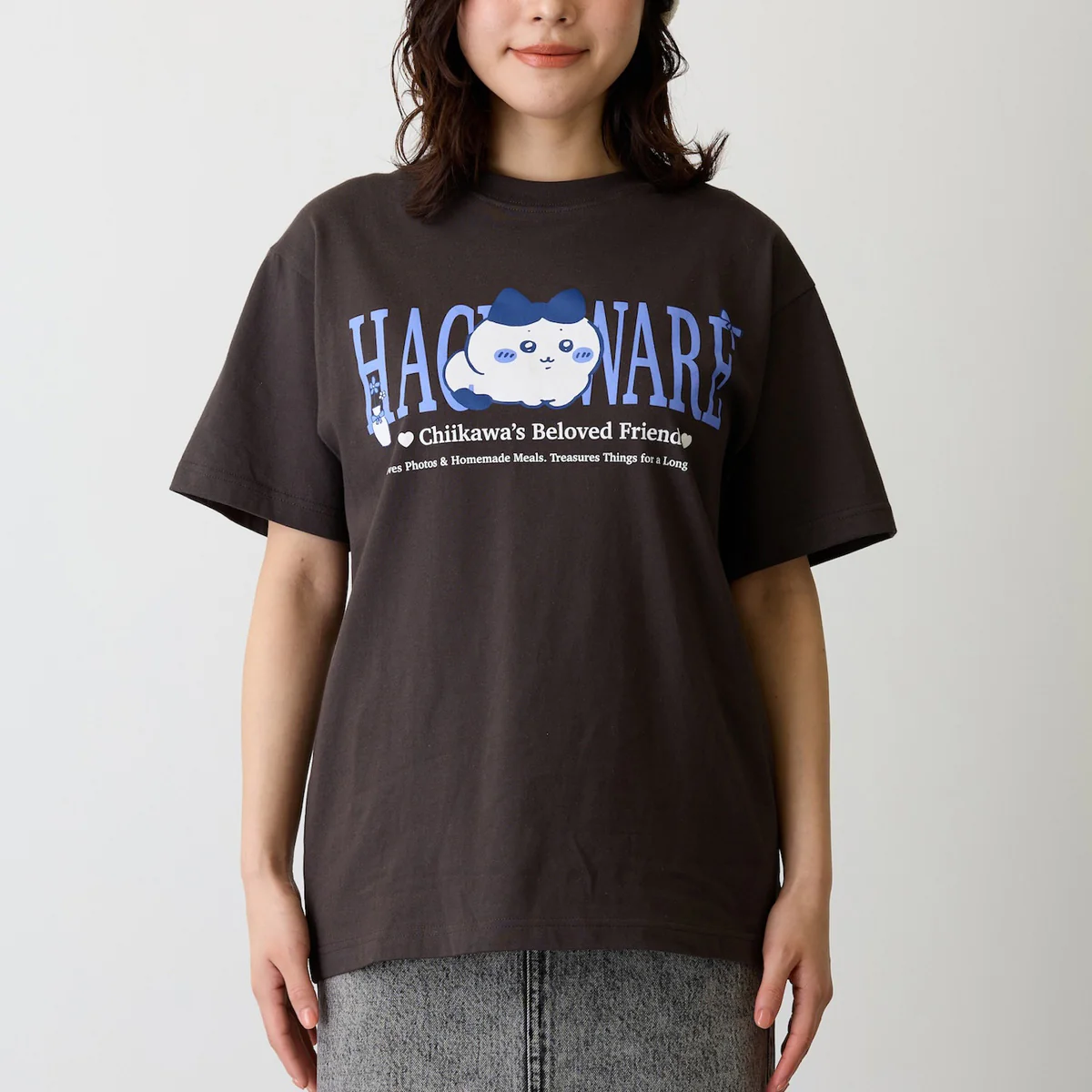 ちいかわ Tシャツ ハチワレシリーズ スミ - Image 10