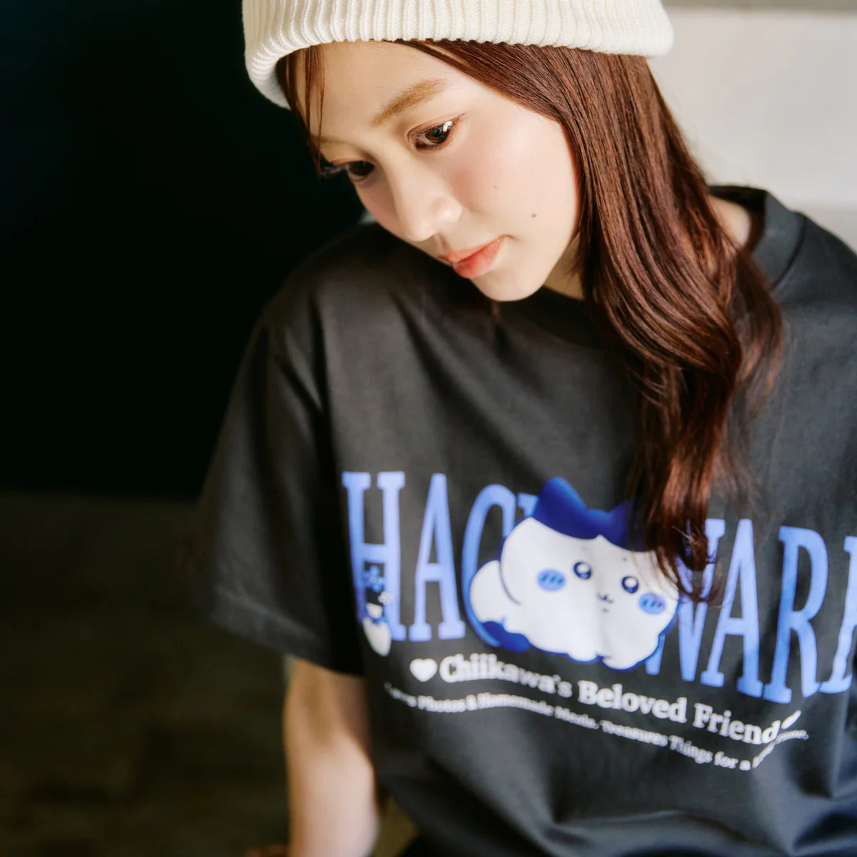 ちいかわ Tシャツ ハチワレシリーズ スミ - Image 4
