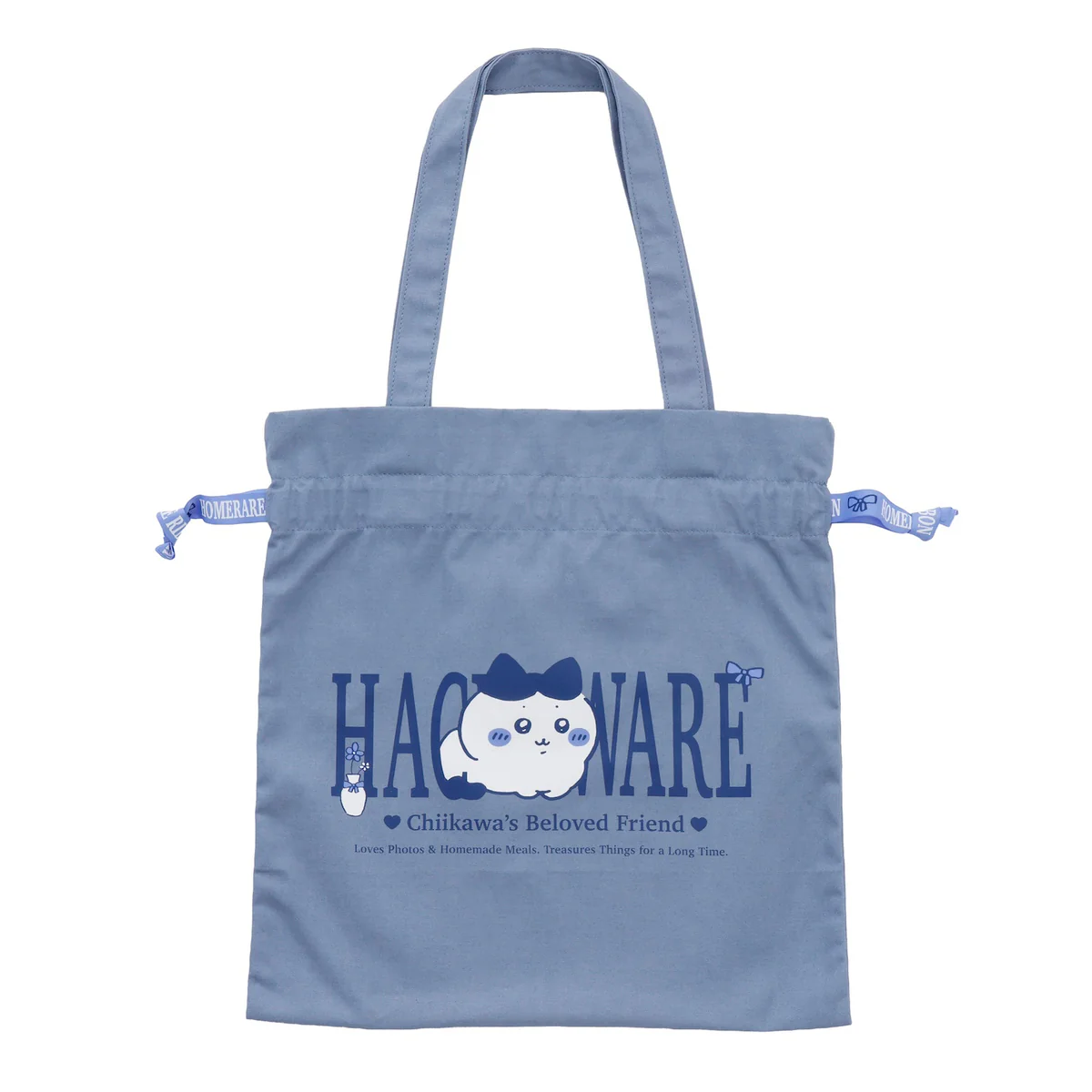 ちいかわ トートバッグ ハチワレシリーズ サックス - Image 5