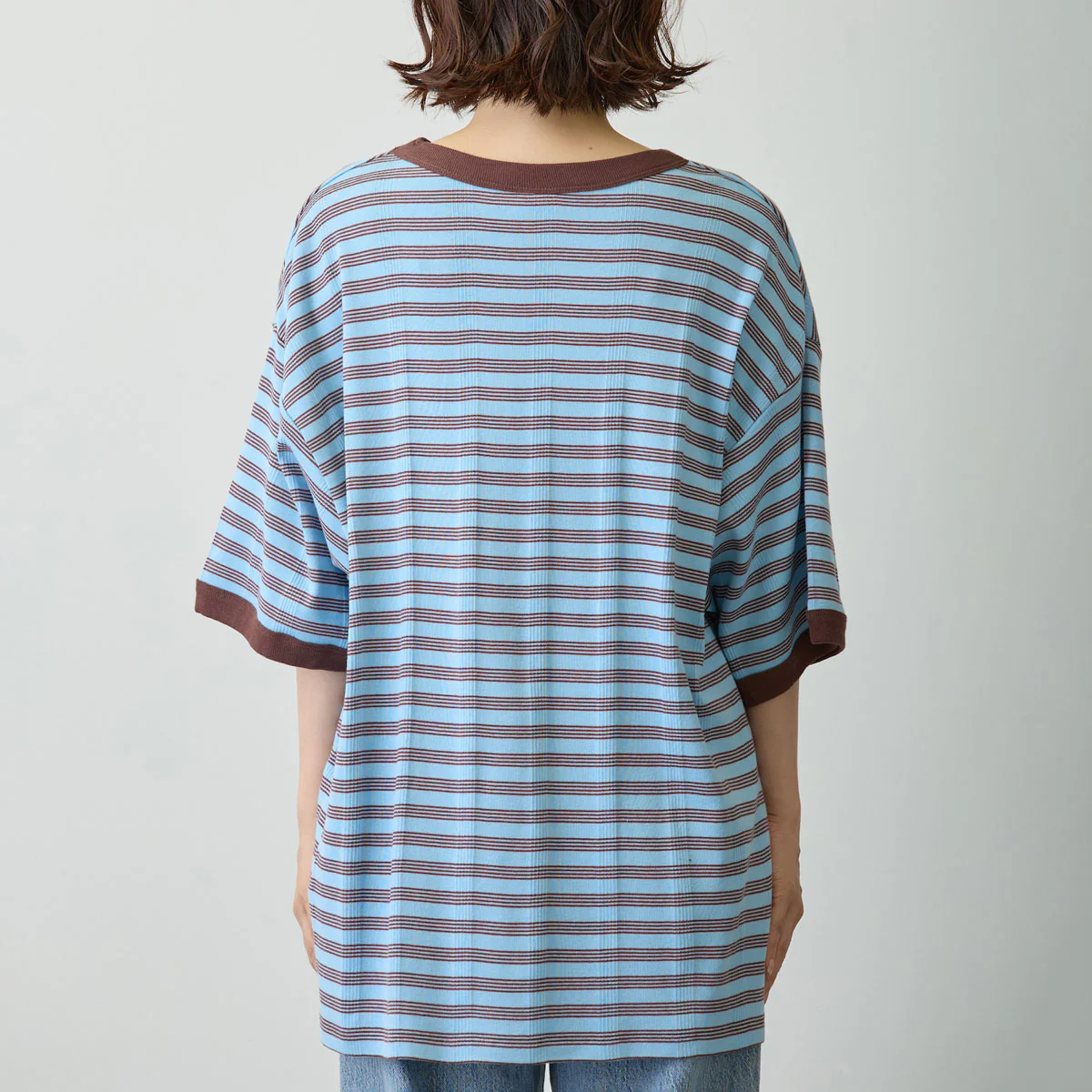 ちいかわ ビッグシルエットポケットTシャツ Robert P.Miller×Talking ハチワレ BLUEBERRY - Image 14