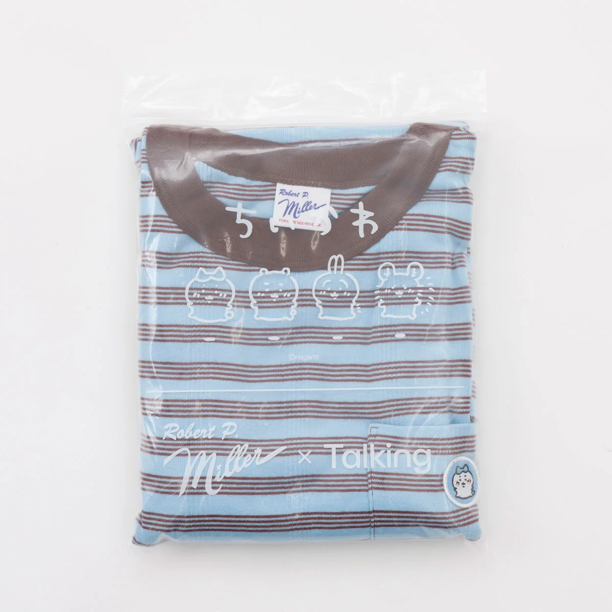 ちいかわ ビッグシルエットポケットTシャツ Robert P.Miller×Talking ハチワレ BLUEBERRY - Image 15