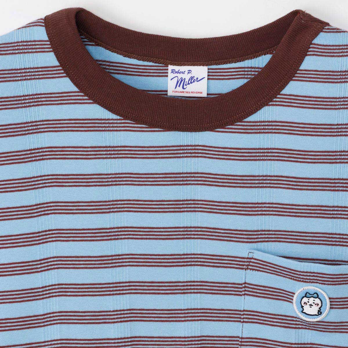 ちいかわ ビッグシルエットポケットTシャツ Robert P.Miller×Talking ハチワレ BLUEBERRY - Image 17
