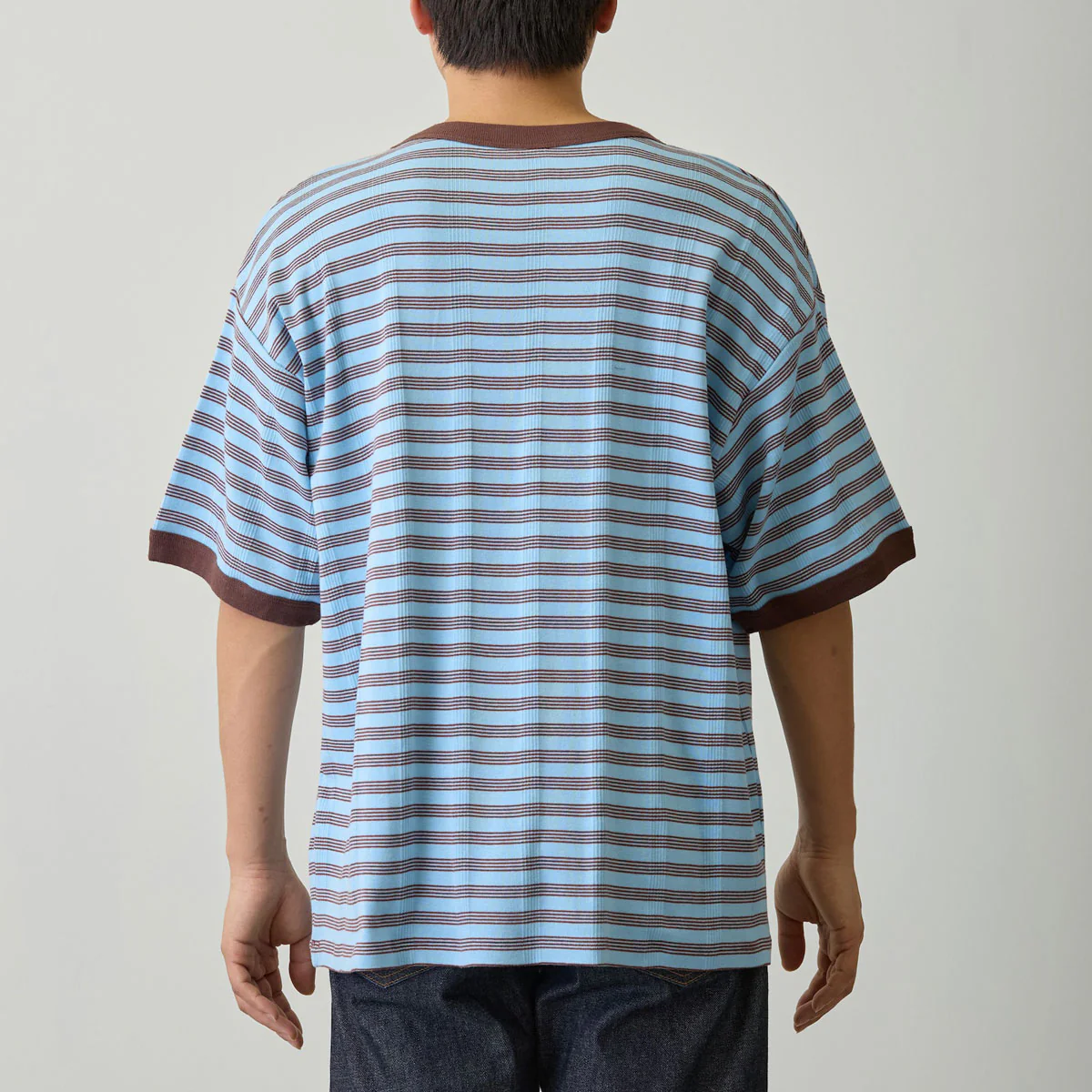 ちいかわ ビッグシルエットポケットTシャツ Robert P.Miller×Talking ハチワレ BLUEBERRY - Image 9