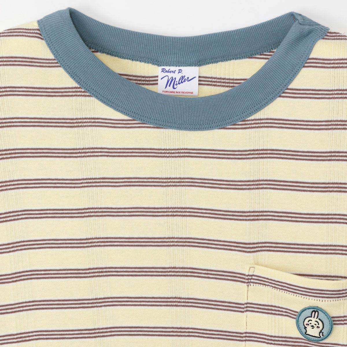 ちいかわ ビッグシルエットポケットTシャツ Robert P.Miller×Talking うさぎ BANANA - Image 12