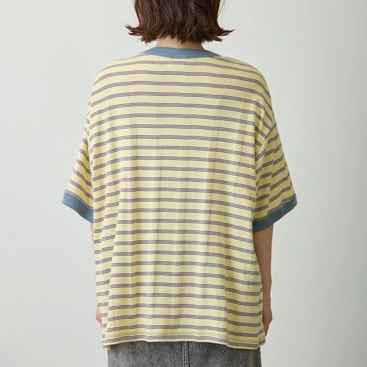 ちいかわ ビッグシルエットポケットTシャツ Robert P.Miller×Talking うさぎ BANANA - Image 7