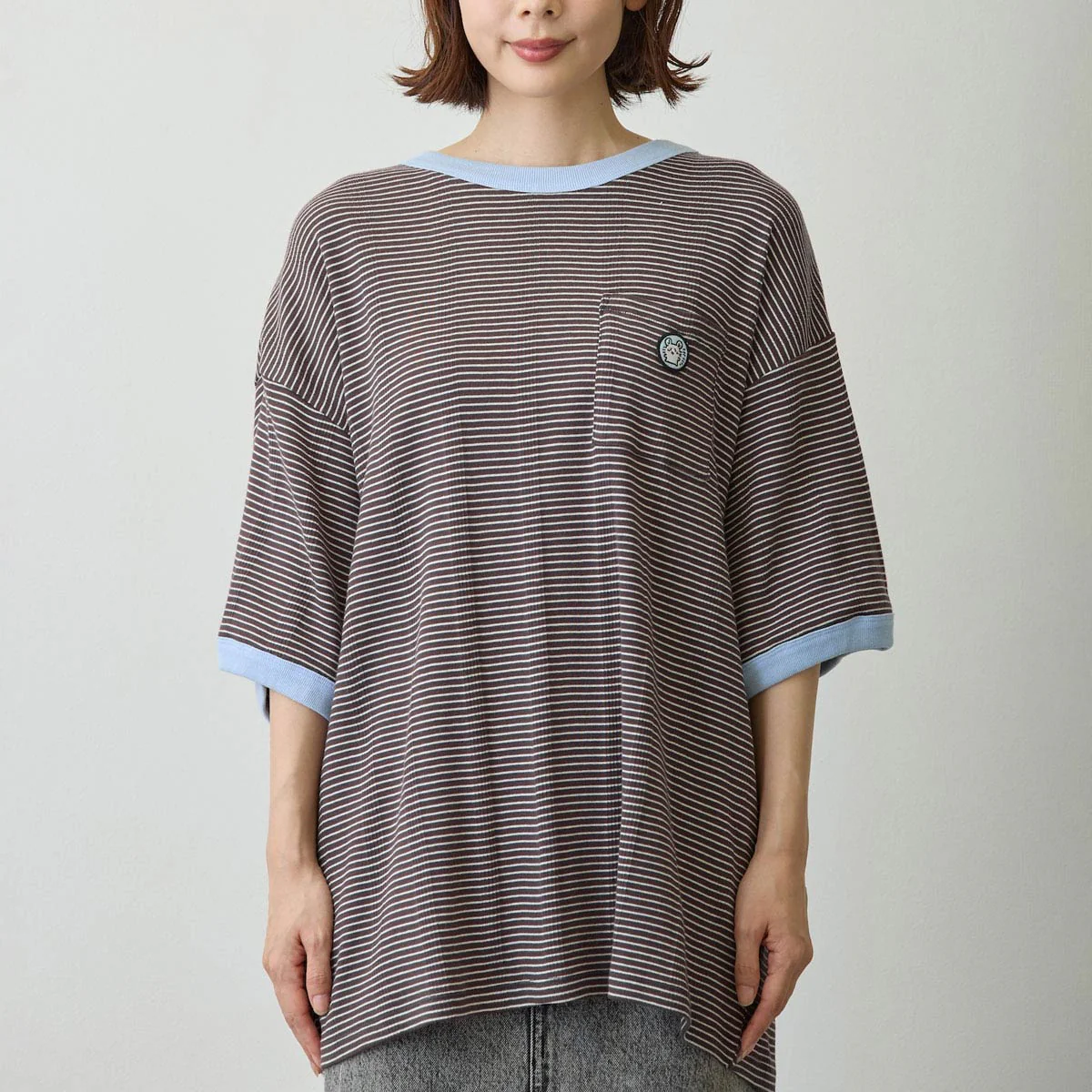 ちいかわ ビッグシルエットポケットTシャツ Robert P.Miller×Talking モモンガ COFFEE - Image 10