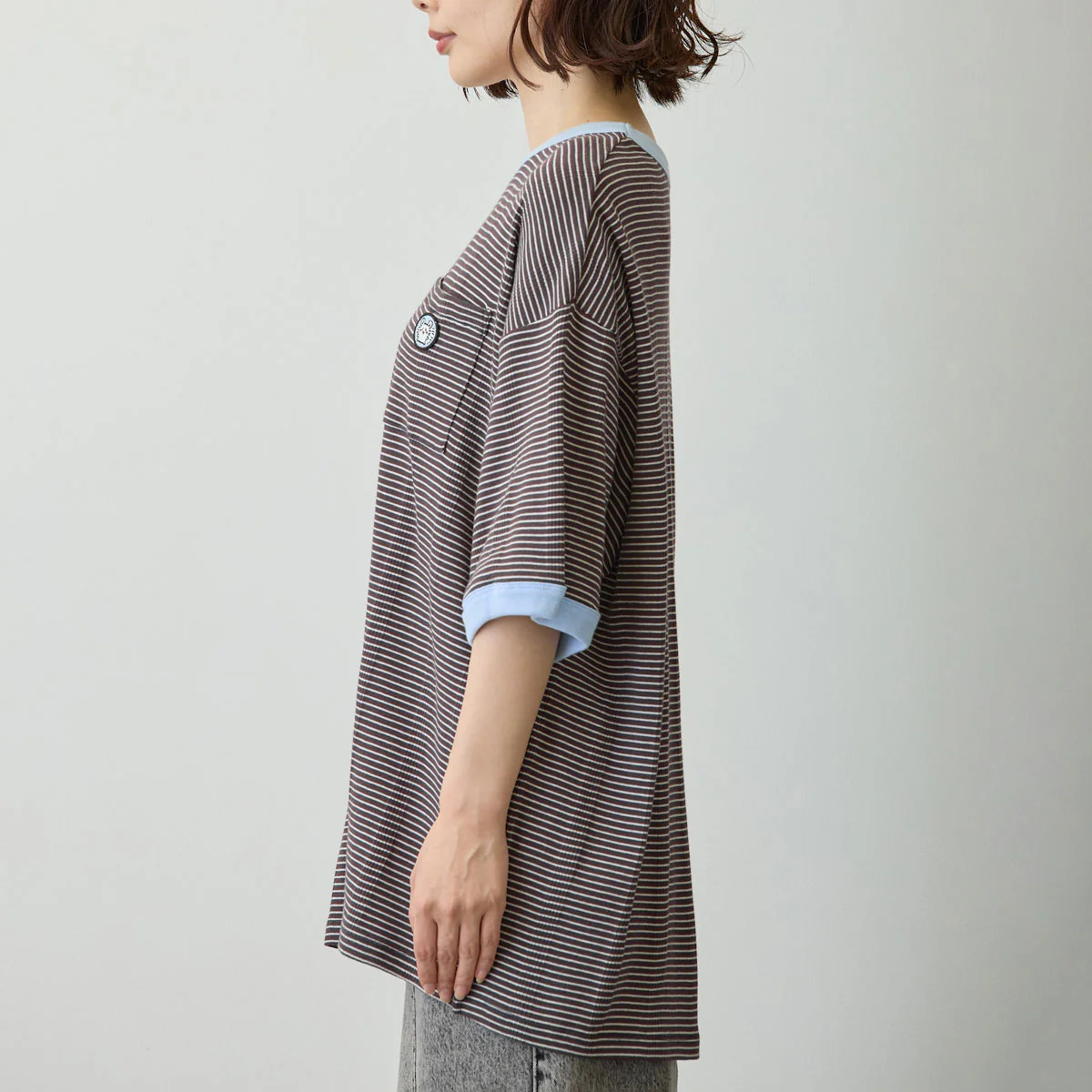 ちいかわ ビッグシルエットポケットTシャツ Robert P.Miller×Talking モモンガ COFFEE - Image 11