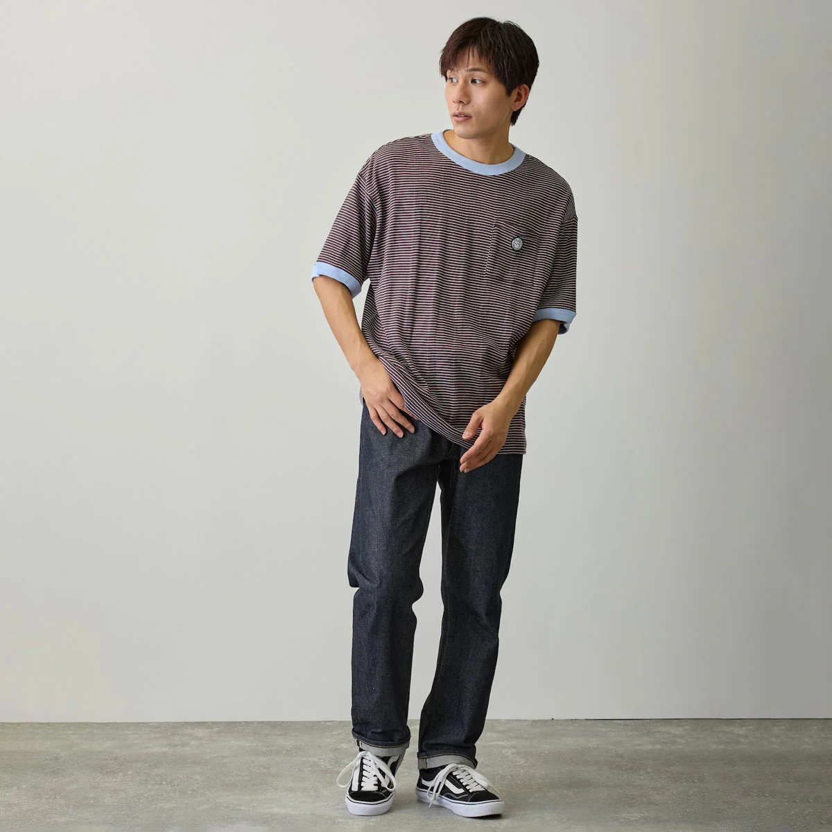 ちいかわ ビッグシルエットポケットTシャツ Robert P.Miller×Talking モモンガ COFFEE - Image 5
