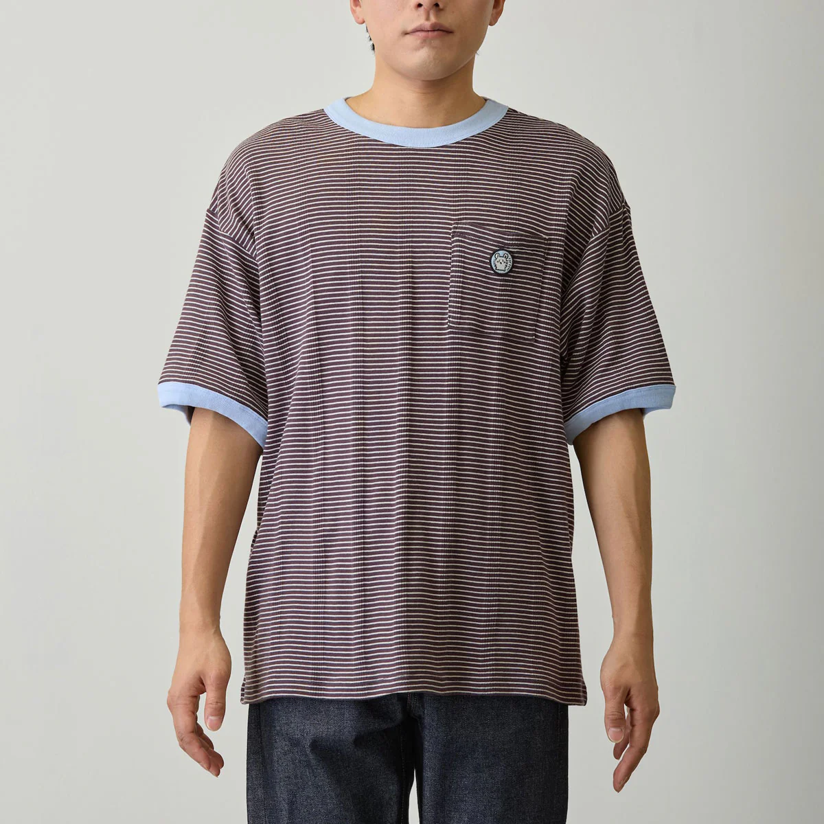 ちいかわ ビッグシルエットポケットTシャツ Robert P.Miller×Talking モモンガ COFFEE - Image 7