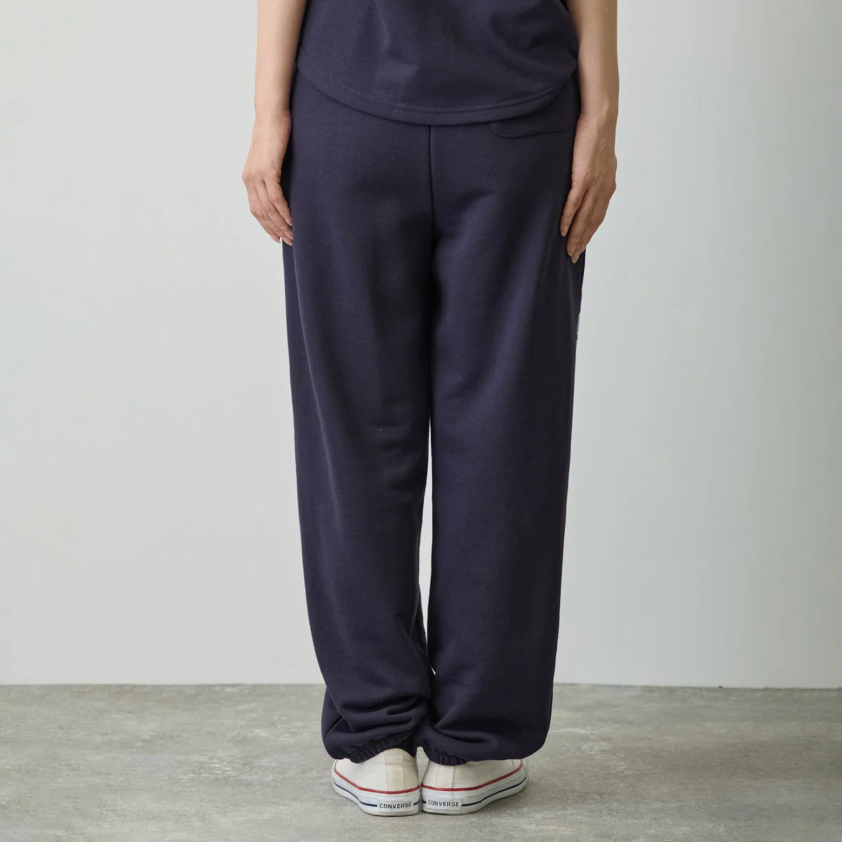 ちいかわ スウェットパンツ ピース ハチワレ ネイビー - Image 16