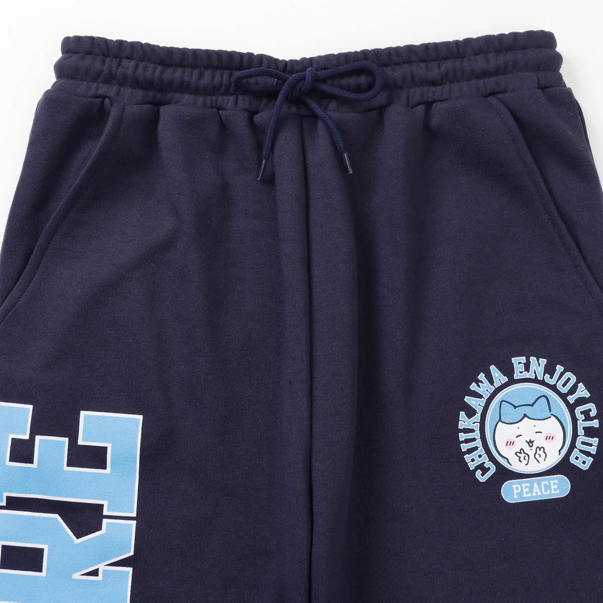 ちいかわ スウェットパンツ ピース ハチワレ ネイビー - Image 19