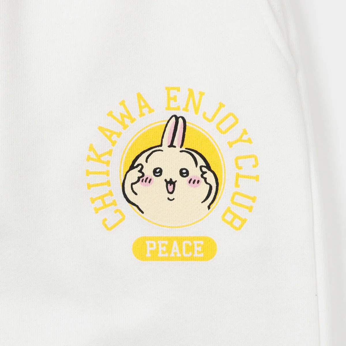ちいかわ スウェットパンツ ピース うさぎ ホワイト - Image 19