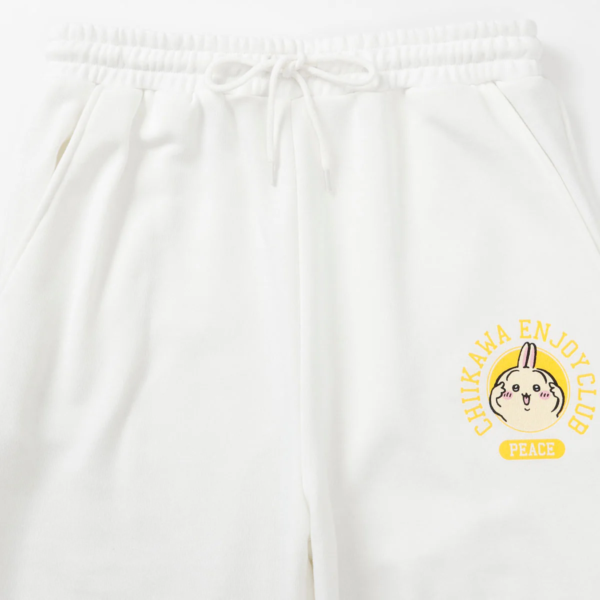 ちいかわ スウェットパンツ ピース うさぎ ホワイト - Image 20