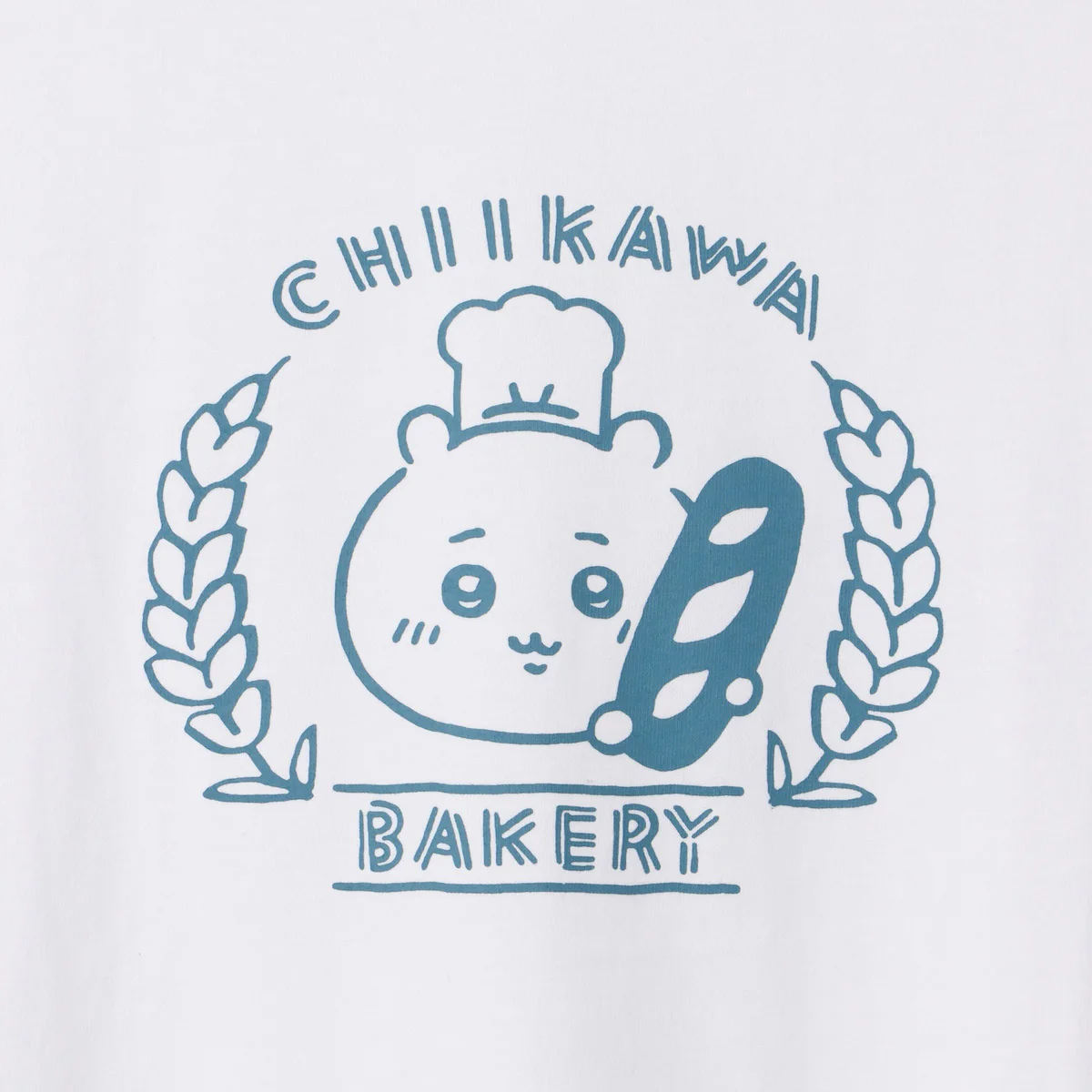 ちいかわ ちいかわベーカリー Tシャツ ロゴ ホワイト - Image 8